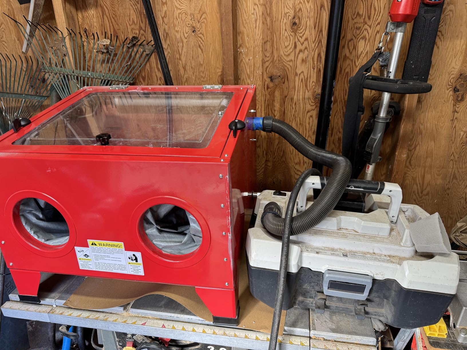 25 Gallon Sandblasting Cabinet customer photo 2