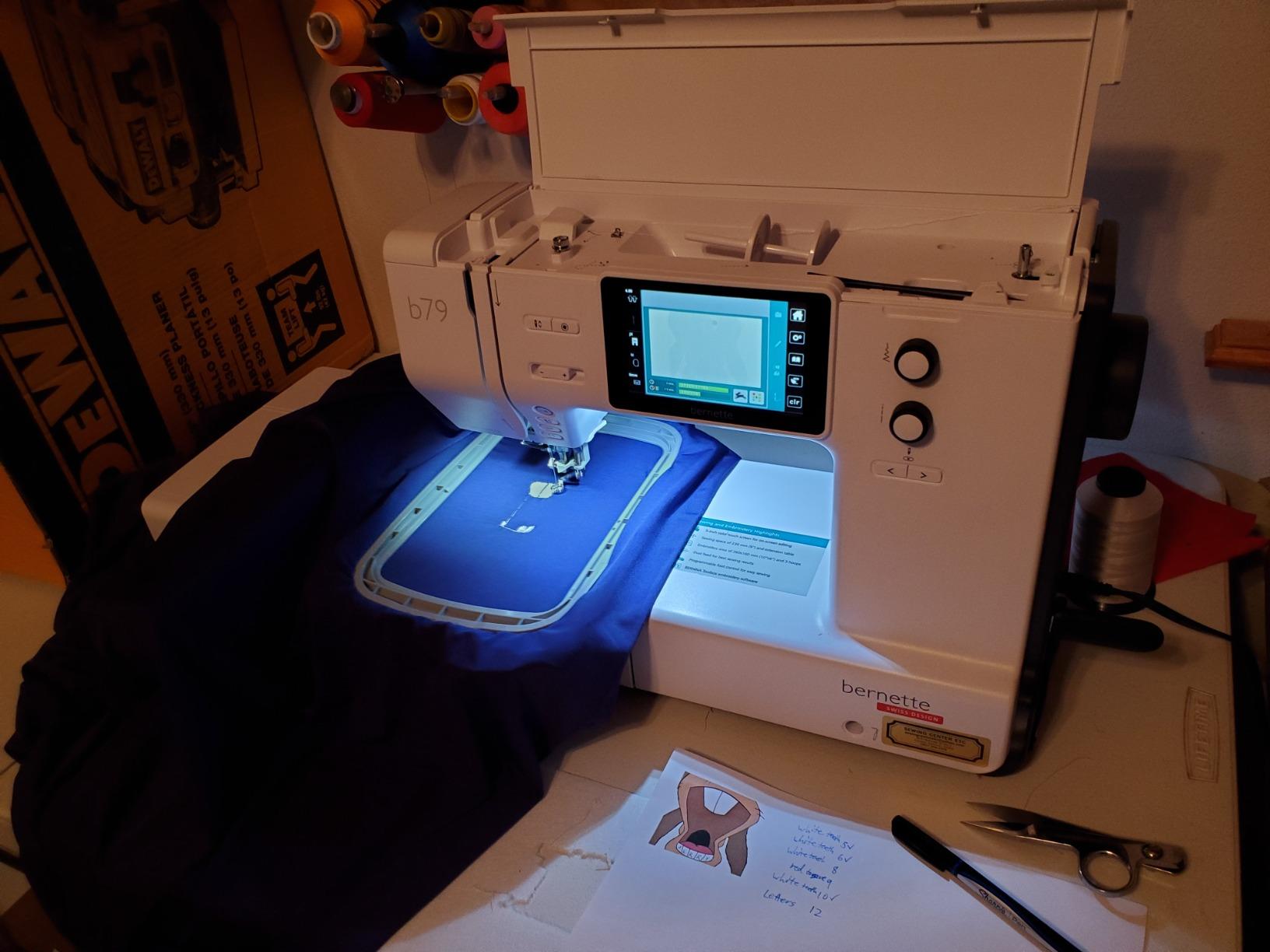 Bernette B79 Computerized Sewing & Embroidery Machine customer photo 1