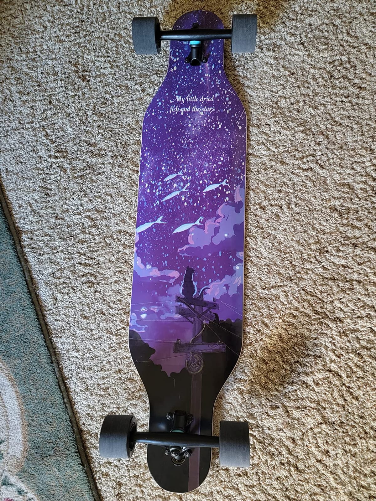 Junli 41 Inch Freeride Skateboard Longboard - Complete Skateboard Cruiser for Cruising, Carving, Free-Style and Downhill customer photo 2