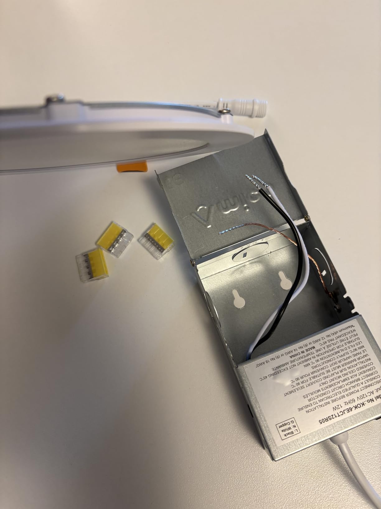 Amico 6 Pack 6 Inch LED Recessed Light with Junction Box, 5CCT, 1050LM, 12W customer photo 1
