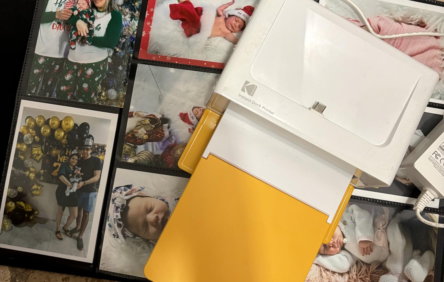 KODAK Dock Plus 4x6 Photo Printer, Smartphone Docking, 4PASS, 50 Sheets | Bluetooth, iPhone & Android Smartphone Compatible, Charge While Printing, Water, Fingerprint and Fade Resistant customer photo 2