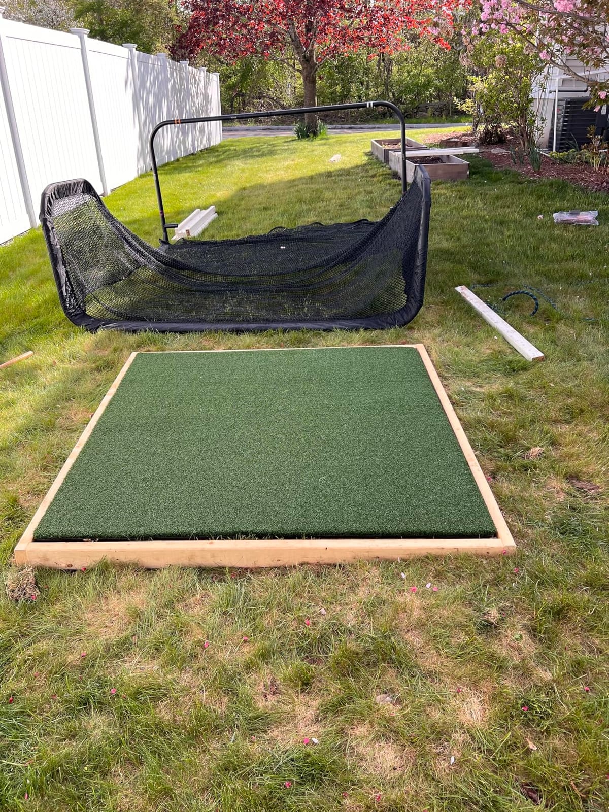The Net Return Home/Pro Series Golf Net, Multi-Sport, 7x7 ft – 8x7.5 ft, Auto Ball Return, Portable for Indoor/Outdoor customer photo 2