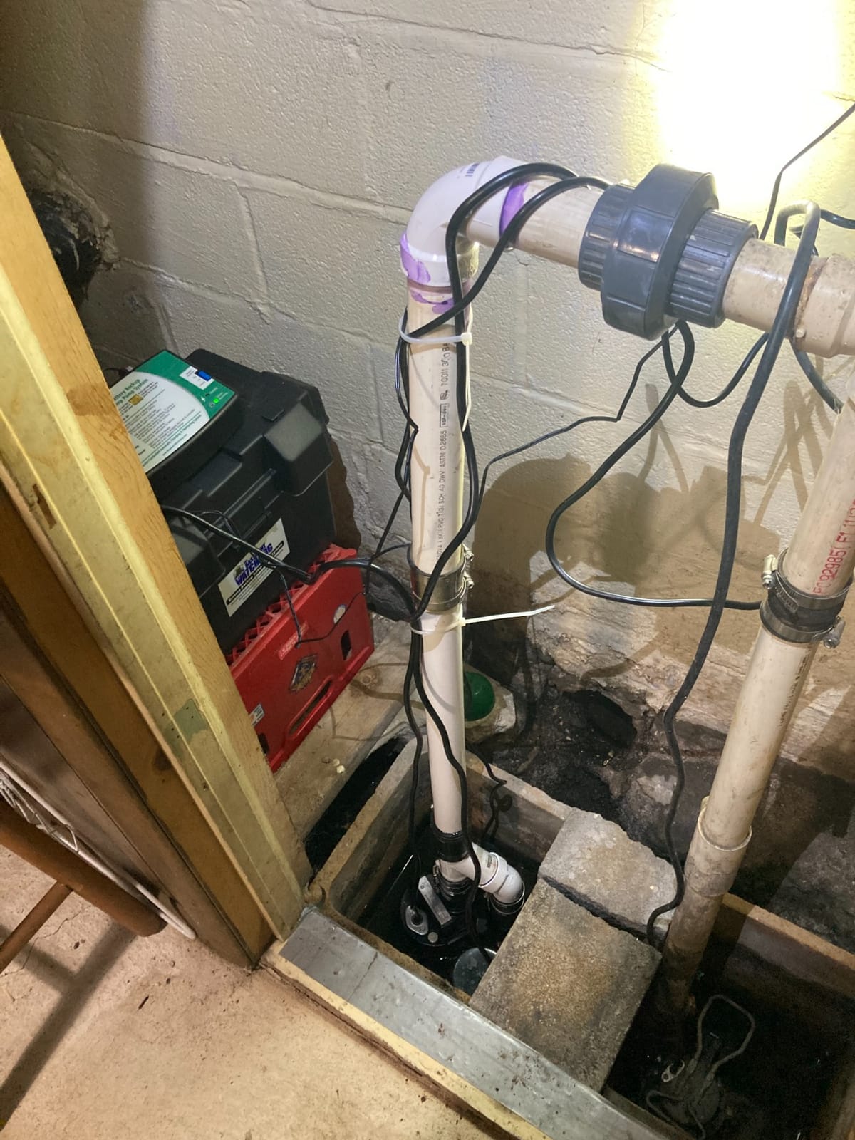 The Basement Watchdog Combo Preassembled Primary & Battery Backup Sump Pump System w/Monitoring Controller (CITS-50); Copper-Wound PSC Motor; WiFi-Capable w/Add-on Module customer photo 1