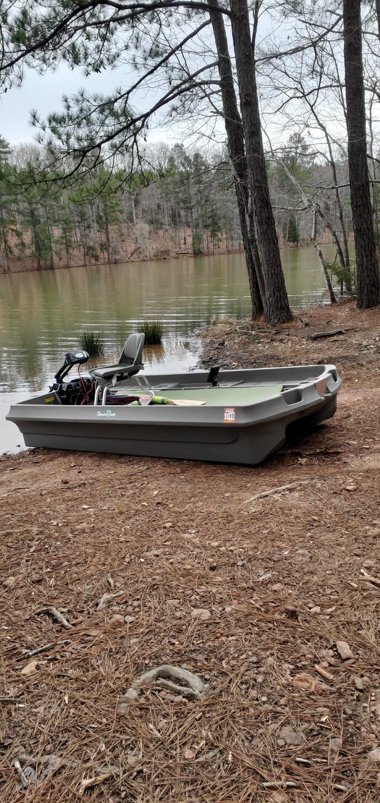 AQUOS Haswing 12V 65lbs 35.5in Brushless Transom Trolling Motor customer photo 1