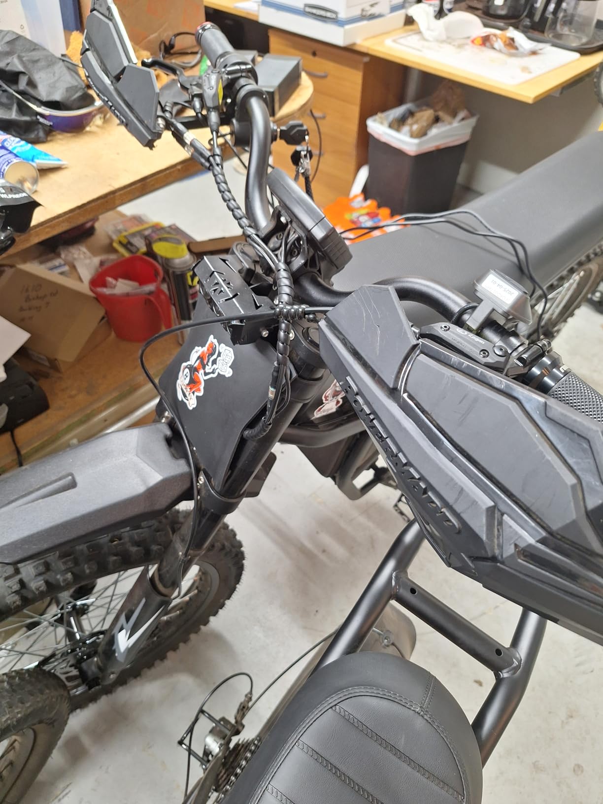 PowerMadd Sentinel Handguards Black/White customer photo 2