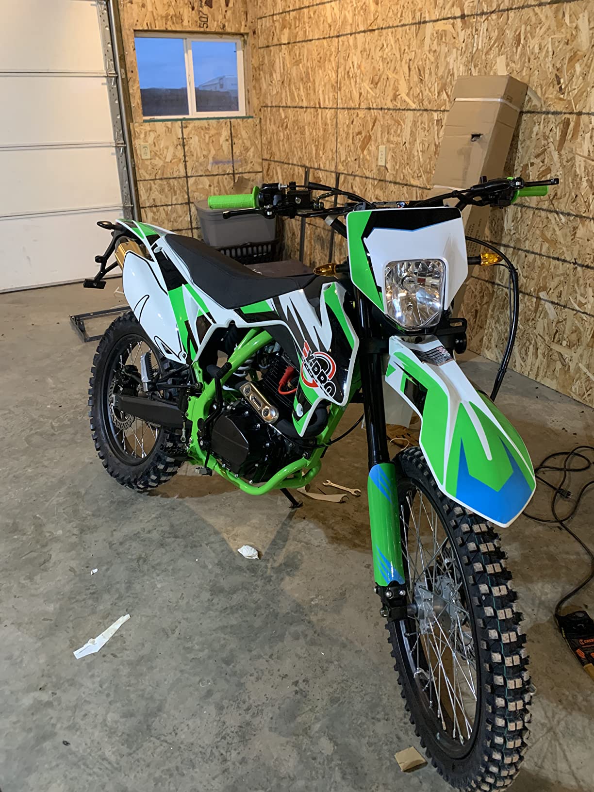 X-PRO Titan DLX 250cc Gas Dirt Bike Pit Bike Adult Bike, Big 21