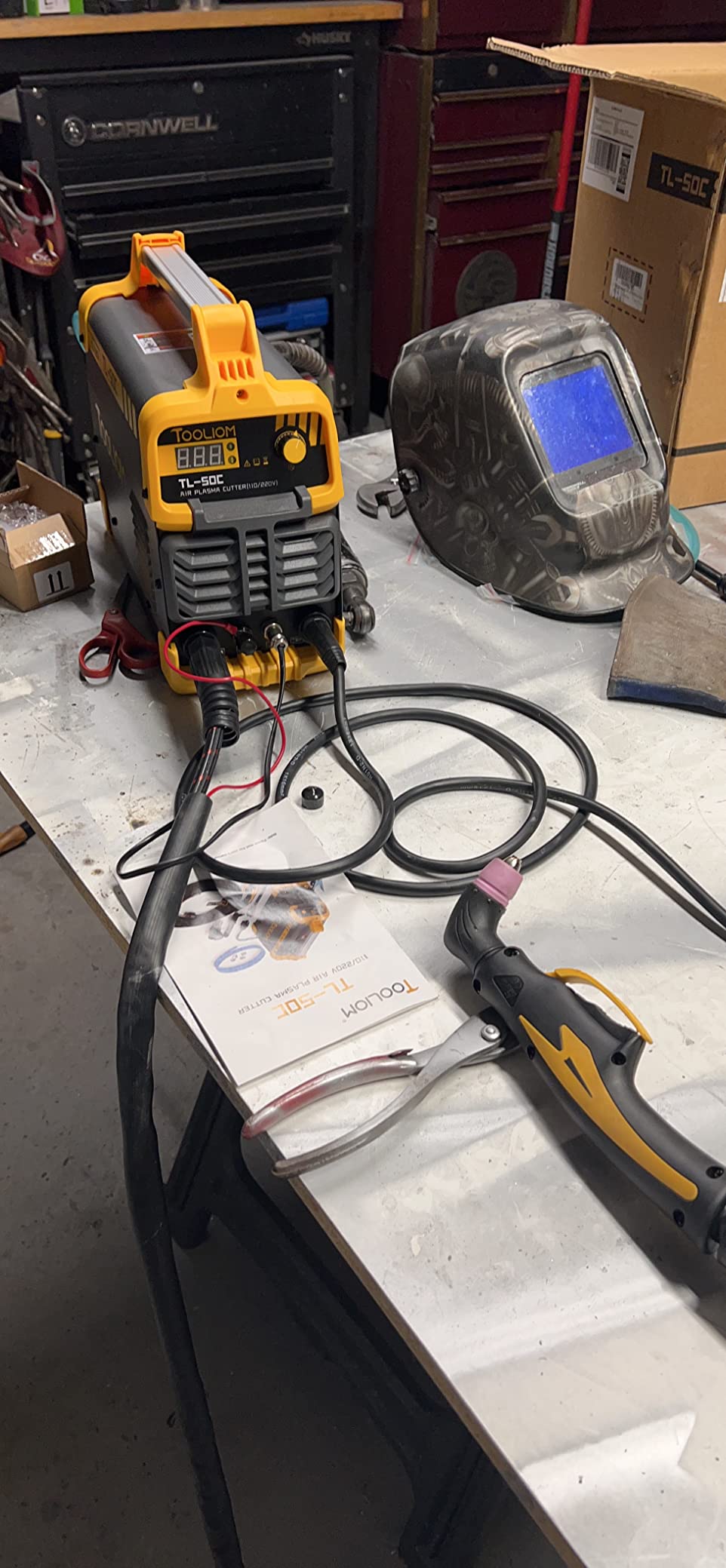 TOOLIOM 50A Non-Touch Pilot Arc Plasma Cutter, Dual Voltage 110/220V customer photo 2