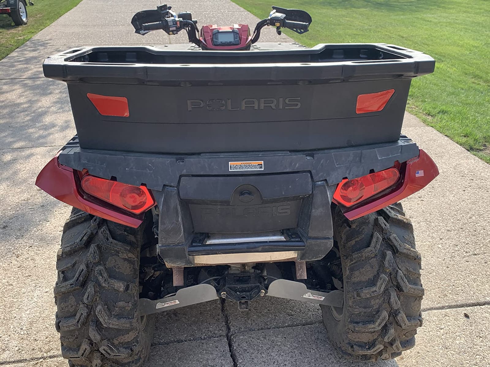 Polaris Lock & Ride Rear Open Cargo Storage Box for Sportsman ATV customer photo 1