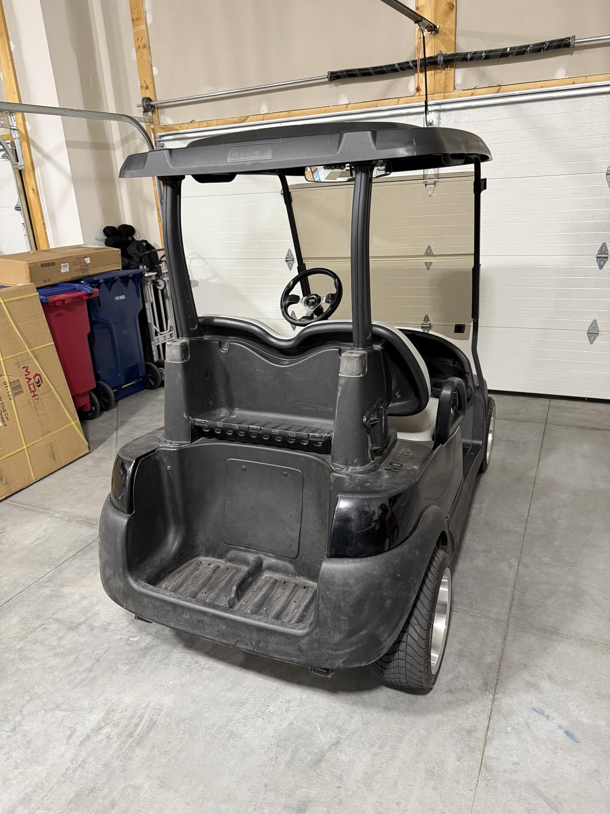 MACH3 Golf Cart Rear Seat Kit Compatible with Club Car Precedent/Tempo/Onward | Fits 2004-Up Models | Steel Frame with Black Cushions customer photo 2
