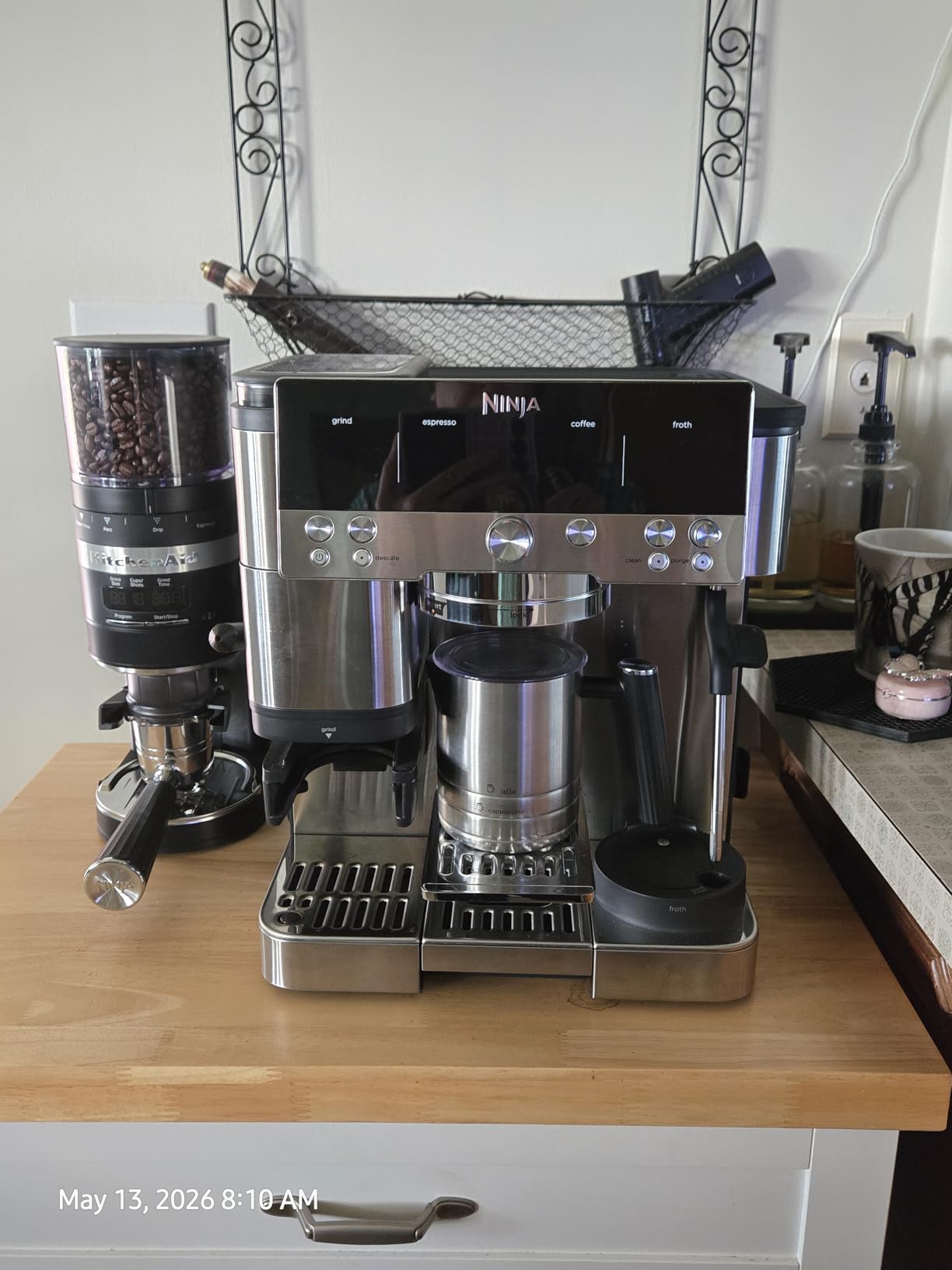 KitchenAid Burr Coffee Grinder, KCG8433, Empire Red customer photo 2
