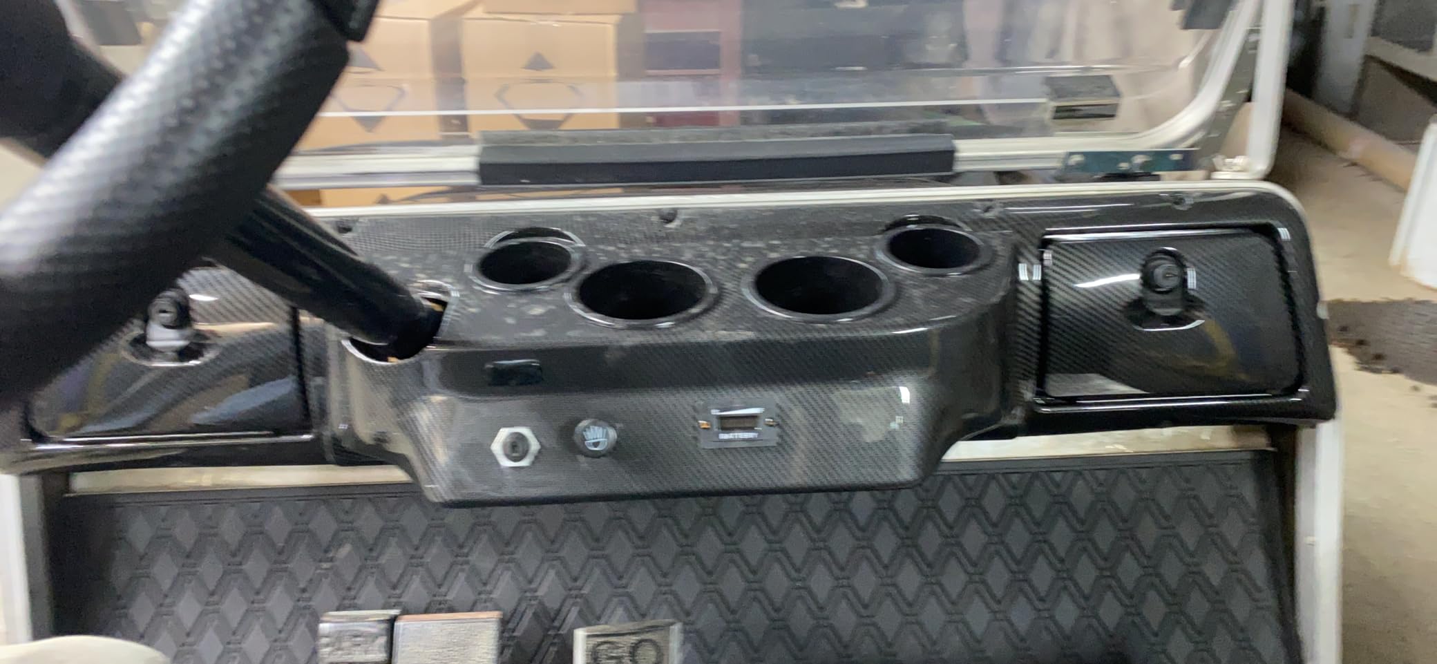 ECOTRIC Dashboard Cover Compatible with 1982-Up Club Car DS Golf Cart - Dash Board Cover Assembly customer photo 1