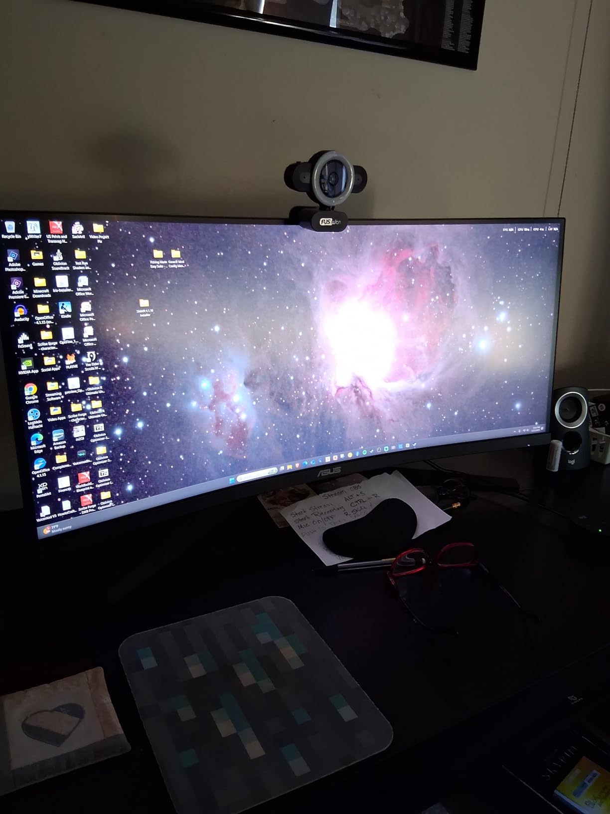 ASUS TUF Gaming VG34VQL1B 34 Inch 1440p 165Hz Ultrawide HDR Gaming Monitor customer photo 1