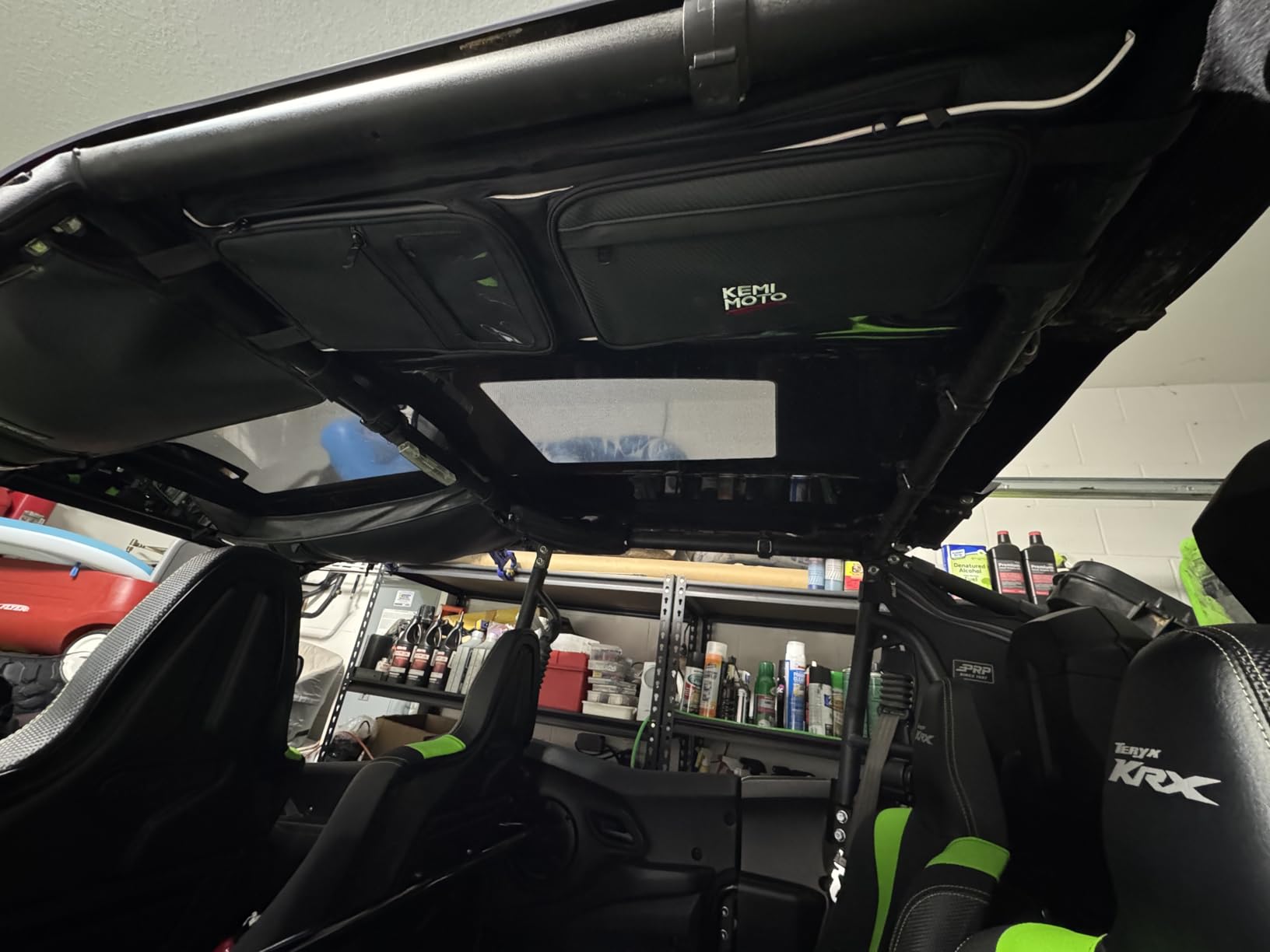 KEMIMOTO UTV Roof Bag, 1680D Large Capacity Overhead Storage Bag Accessories Compatible with 2014-2023 Polaris RZR XP 1000 / S 1000 Turbo 900 S customer photo 1