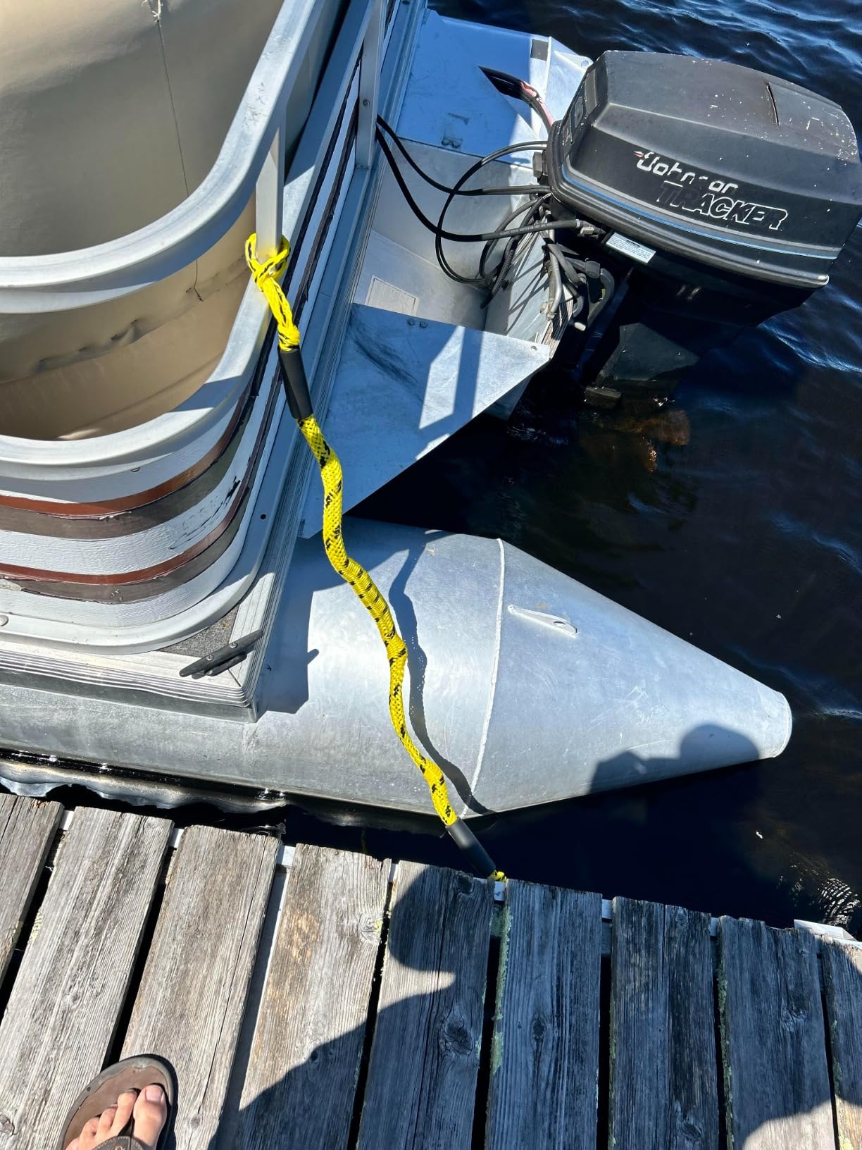 4 Feet Bungee Dock Line Mooring Rope 2-Pack for Docking with Stainless Steel Clip Accessories for Boats PWC, Built in Snubber, Kayak, Watercraft,SeaDoo,Jet Ski, Pontoon, Canoe, Power Boat customer photo 2
