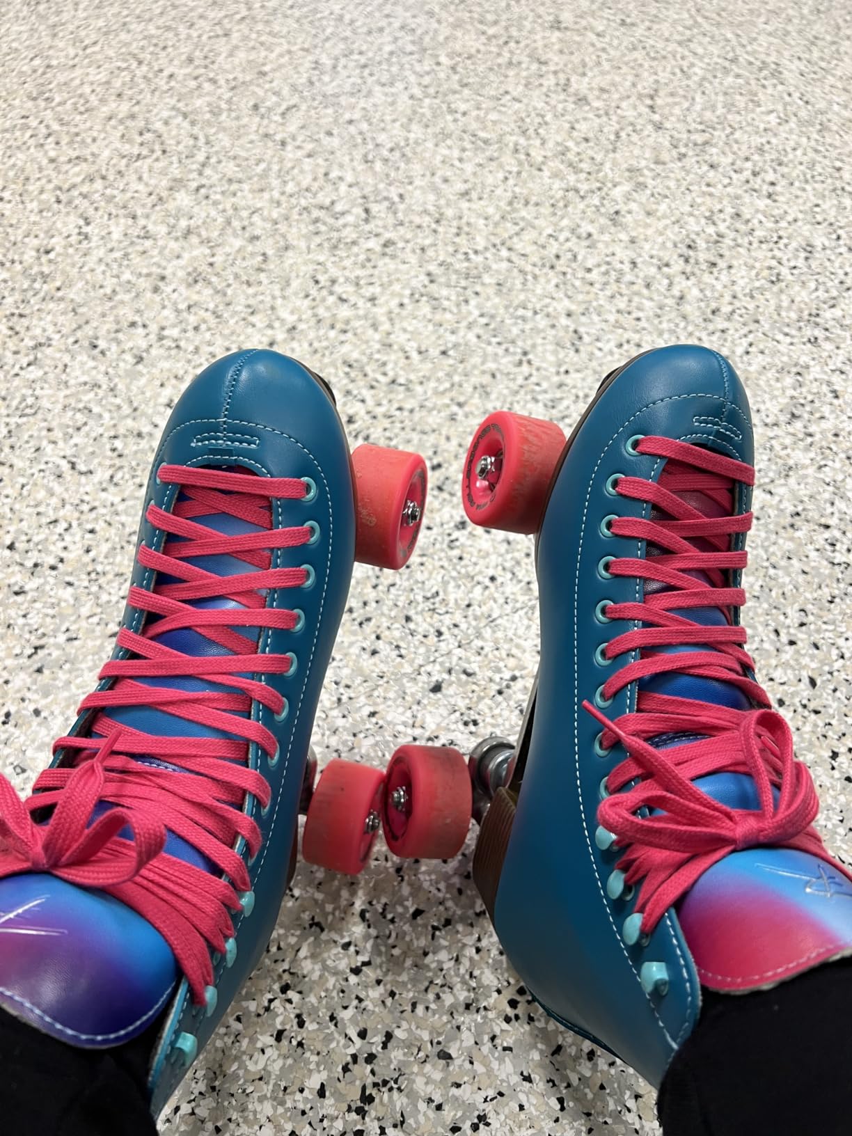 Riedell Women's Orbit Roller Skate Outdoor Quad High-Top | Adult Quad Skates, 57mm Outdoor Wheels, ABEC-5 Bearings, Aluminum Plate, High-Top Vinyl Boot, Adjustable Toe Stopper customer photo 2