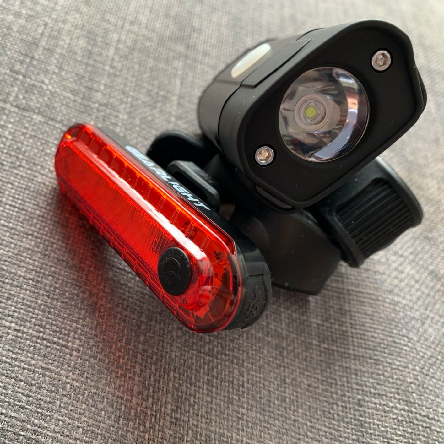 Bike Lights for Night Riding, USB Rechargeable Front and Back Lights, LED Bicycle Headlight and Tail Light Set, Water Resistant Bike Lights Rechargeable for Mountain Bikes, Kids Bike Light, MTB Light customer photo 1