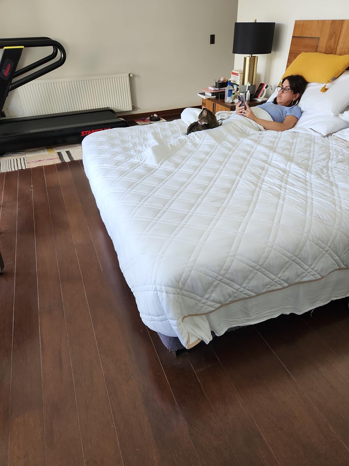 Dornroscn Cooling Viscose Made from Bamboo Weighted Blanket Queen Size Heavy Blanket 17Lbs 60
