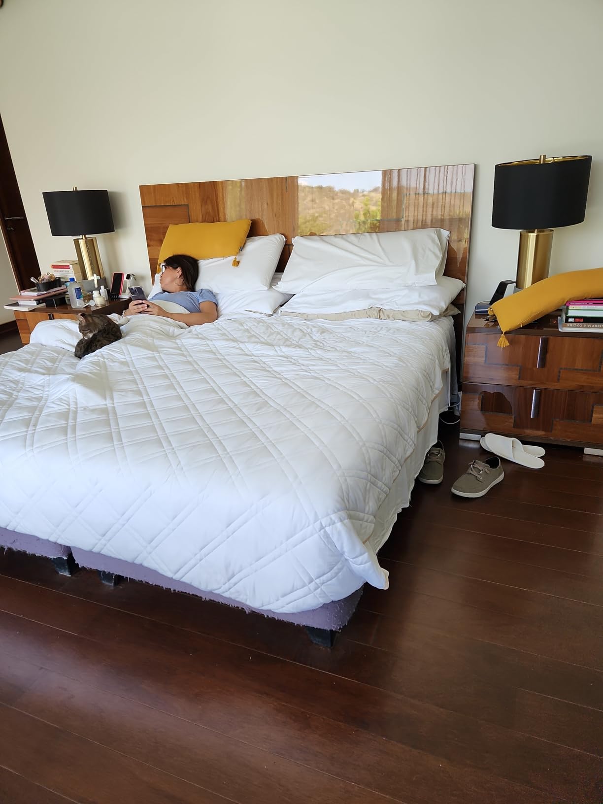 Dornroscn Cooling Viscose Made from Bamboo Weighted Blanket Queen Size Heavy Blanket 17Lbs 60