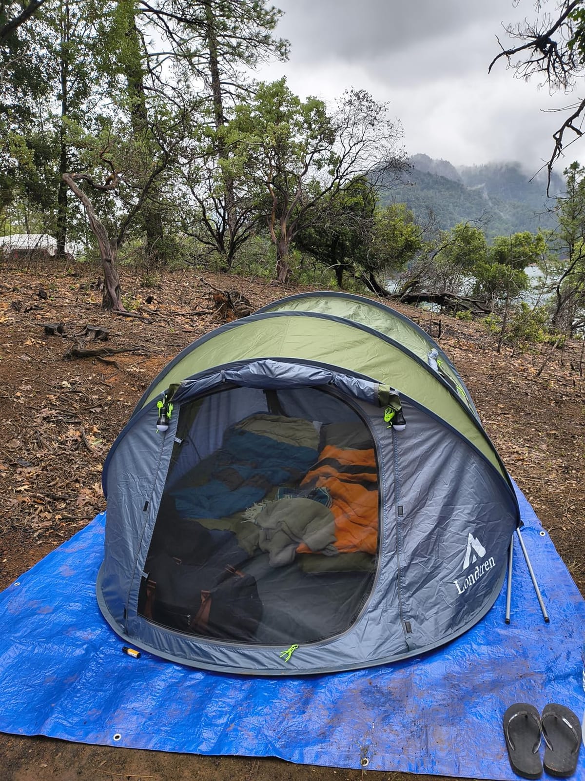 4 Person Easy Pop Up Tent Waterproof Automatic Setup 2 Doors-Instant Family Tents for Camping Hiking & Traveling customer photo 2