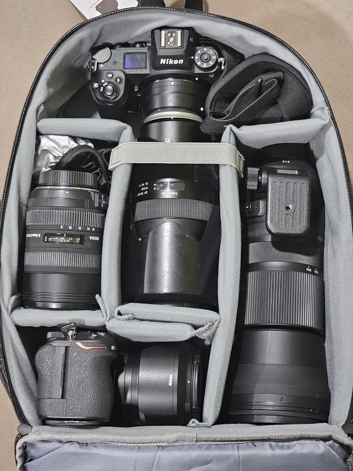 TARION Small Camera Backpack for Photographers Compact 12L Black TB-S customer photo 1