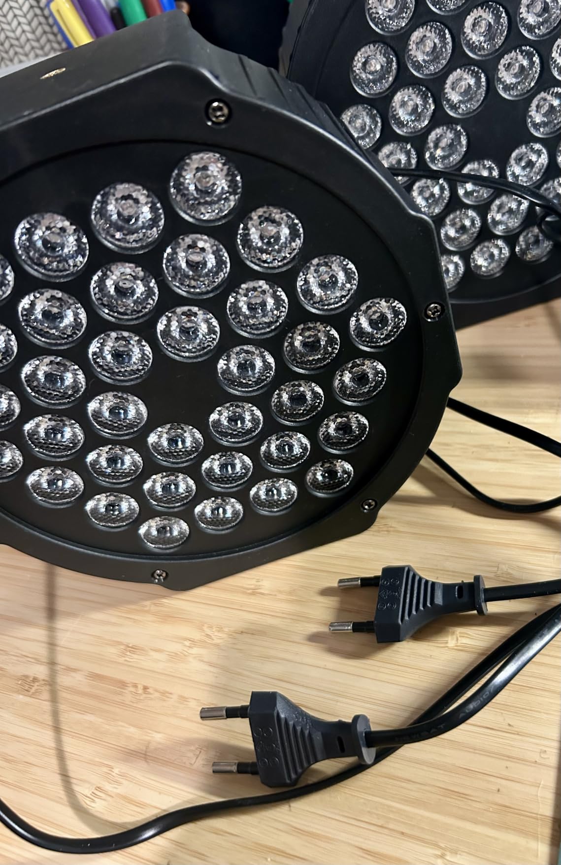 U'King LED Par Lights DJ Stage Light RGB 36 LED with Sound Activated Remote Control DJ Uplighting for Wedding Party Club Christmas Stage Lighting (8 Packs) customer photo 1