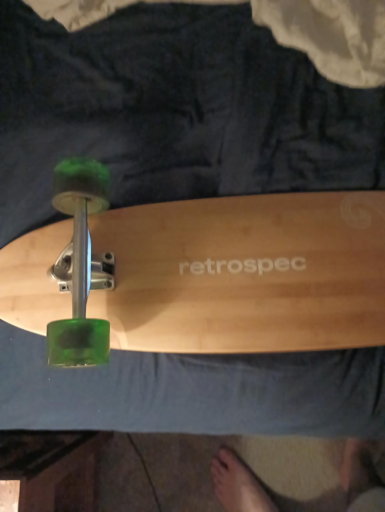Retrospec Zed Pintail & Cruiser Longboard Adult Skateboard - 44in Bamboo & Canadian Maple Deck with ABEC-7 Bearings, 70mm PU Wheels for Commuting & Carving customer photo 2