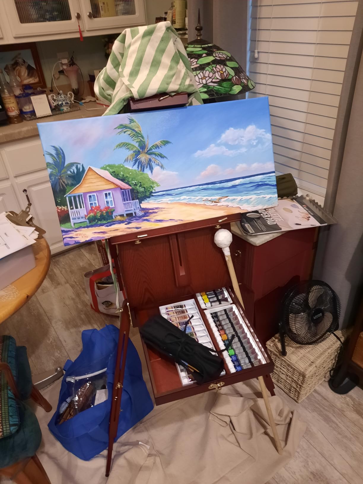MEEDEN French Easel for Painting: Holds Canvas up to 34