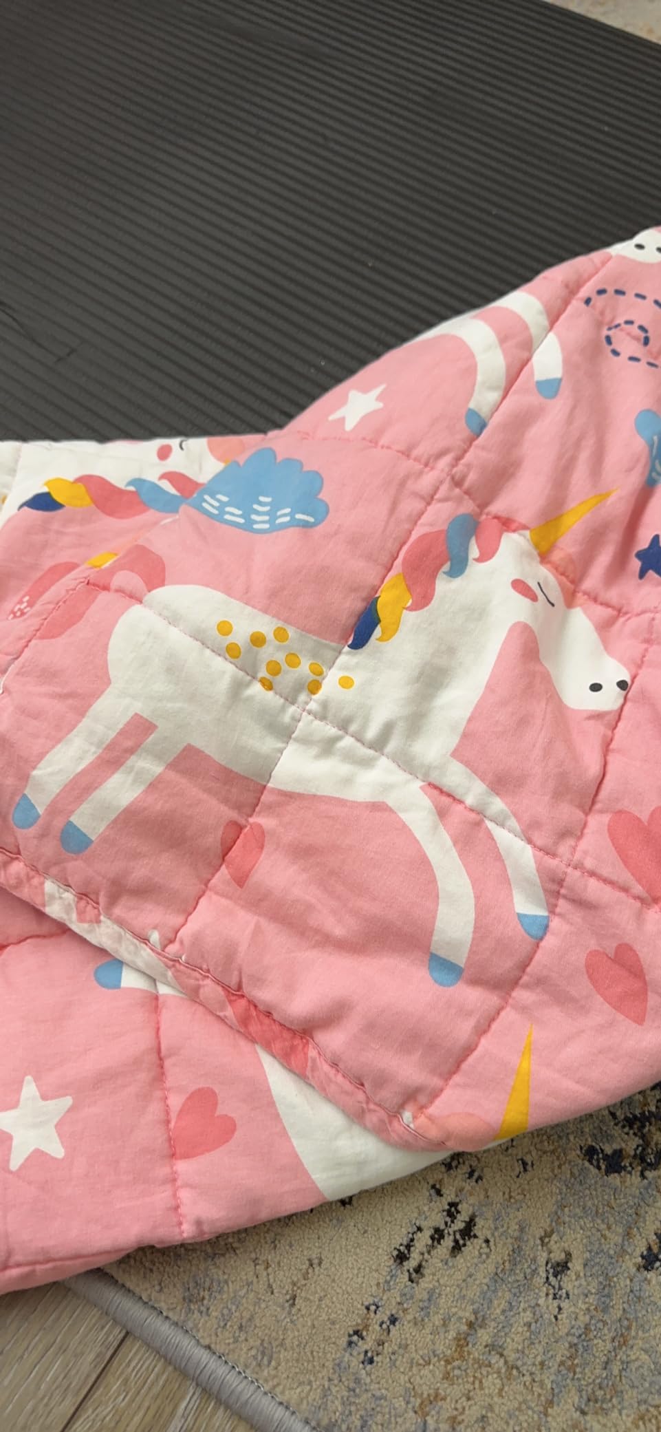Mr. Sandman 5 lbs Weighted Blanket for Twin Size Bed, Perfect for 40-60lb Breathable Cotton Heavy Blanket with Premium Glass Beads - 36