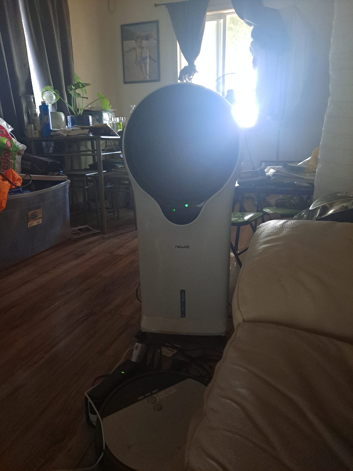 Newair Evaporative Air Cooler | AC Portable Air Conditioner Alternative with 470 CFM Airflow | Room Cooling Fan for Bedroom, Garage & Indoor Use | White customer photo 1