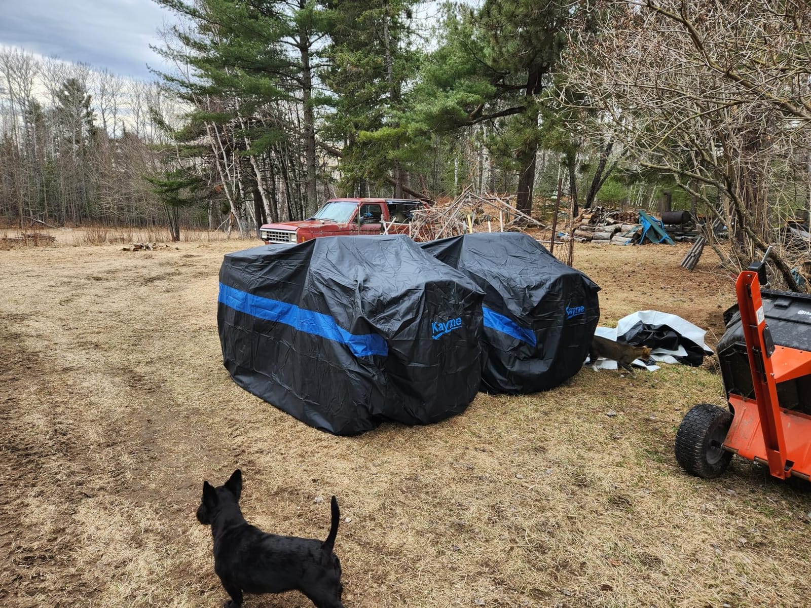 Kayme ATV Cover Waterproof Heavy Duty All Weather, Quad 4 Wheeler Cover Sun Rain Snow Protection, Fits for Honda, Yamaha, Polaris, Suzuki, Kawasaki, Can-Am Arctic Cat, XXXL (100x43x48 inch) customer photo 1