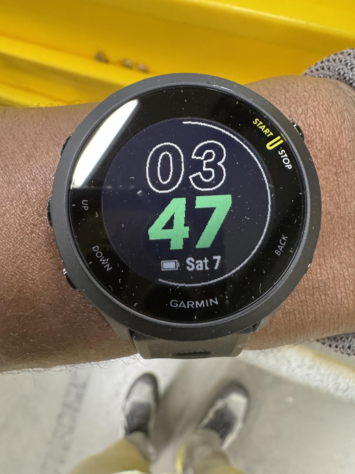 Garmin Forerunner 55, GPS Running Watch with Daily Suggested Workouts, Up to 2 Weeks of Battery Life, Aqua customer photo 1