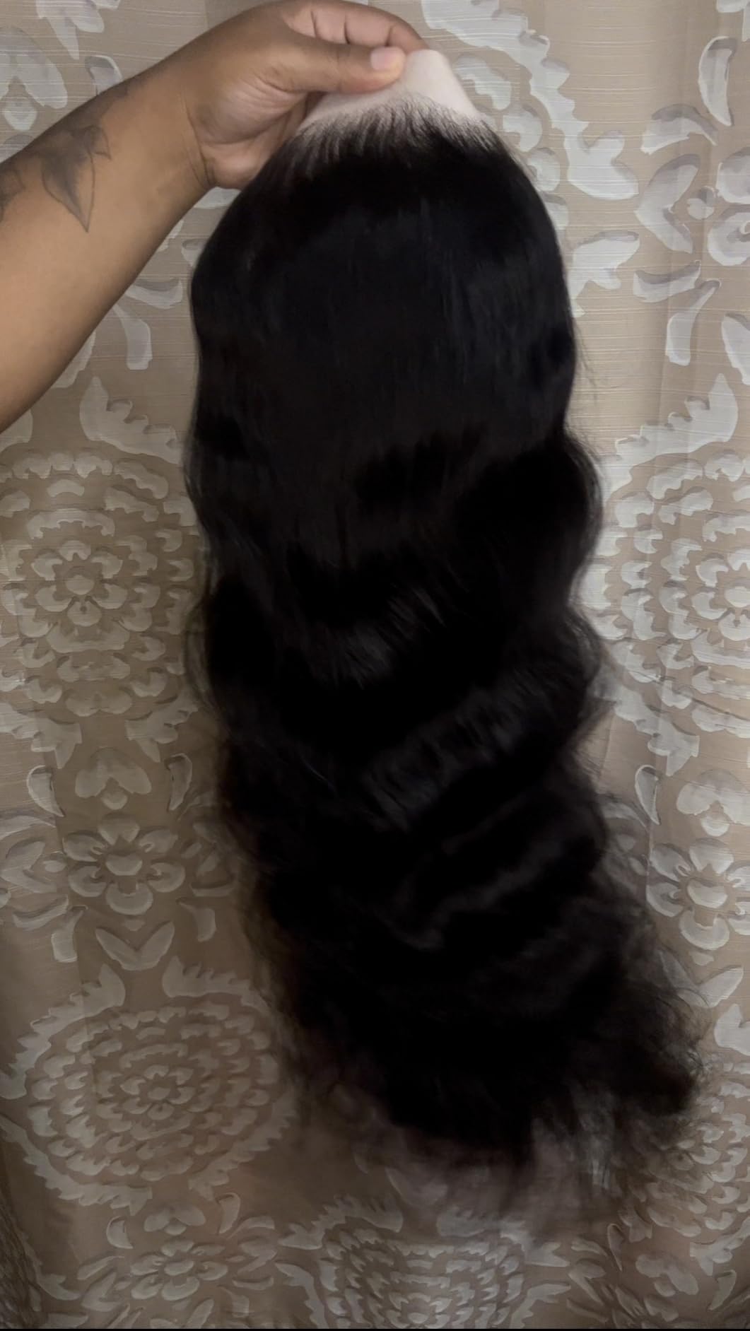 Wingirl 13x6 Body Wave Lace Front Wigs Human Hair Pre plucked Pre bleached | 200 Density Glueless Human Hair Wigs For Women 28Inch HD Lace Frontal Wig With Soft customer photo 2