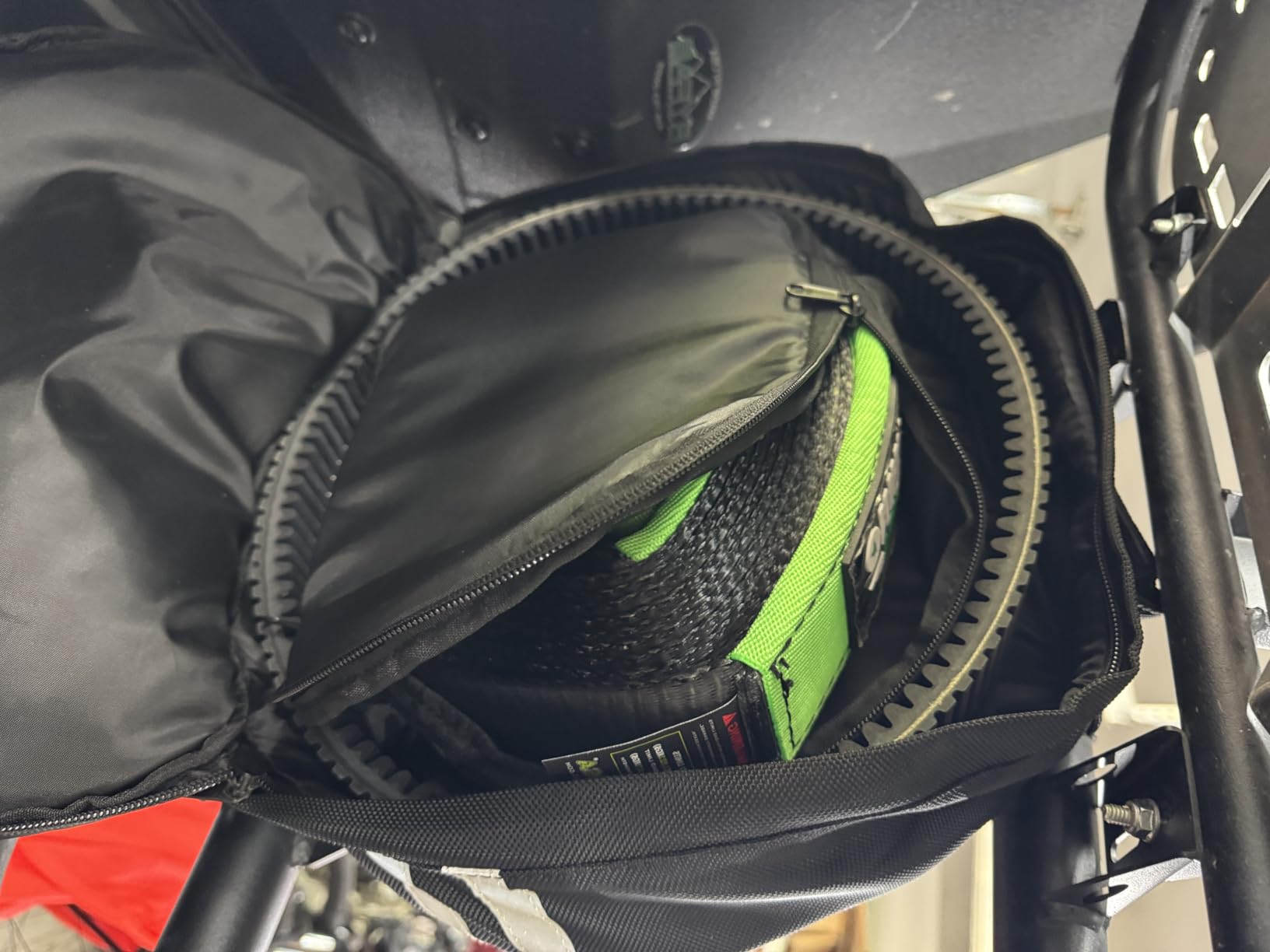 Kemimoto UTV Drive Belt Storage Bag Spare CVT Drive Belt Holder Belt Case with Reflective Strip Compatible with All UTVs customer photo 2