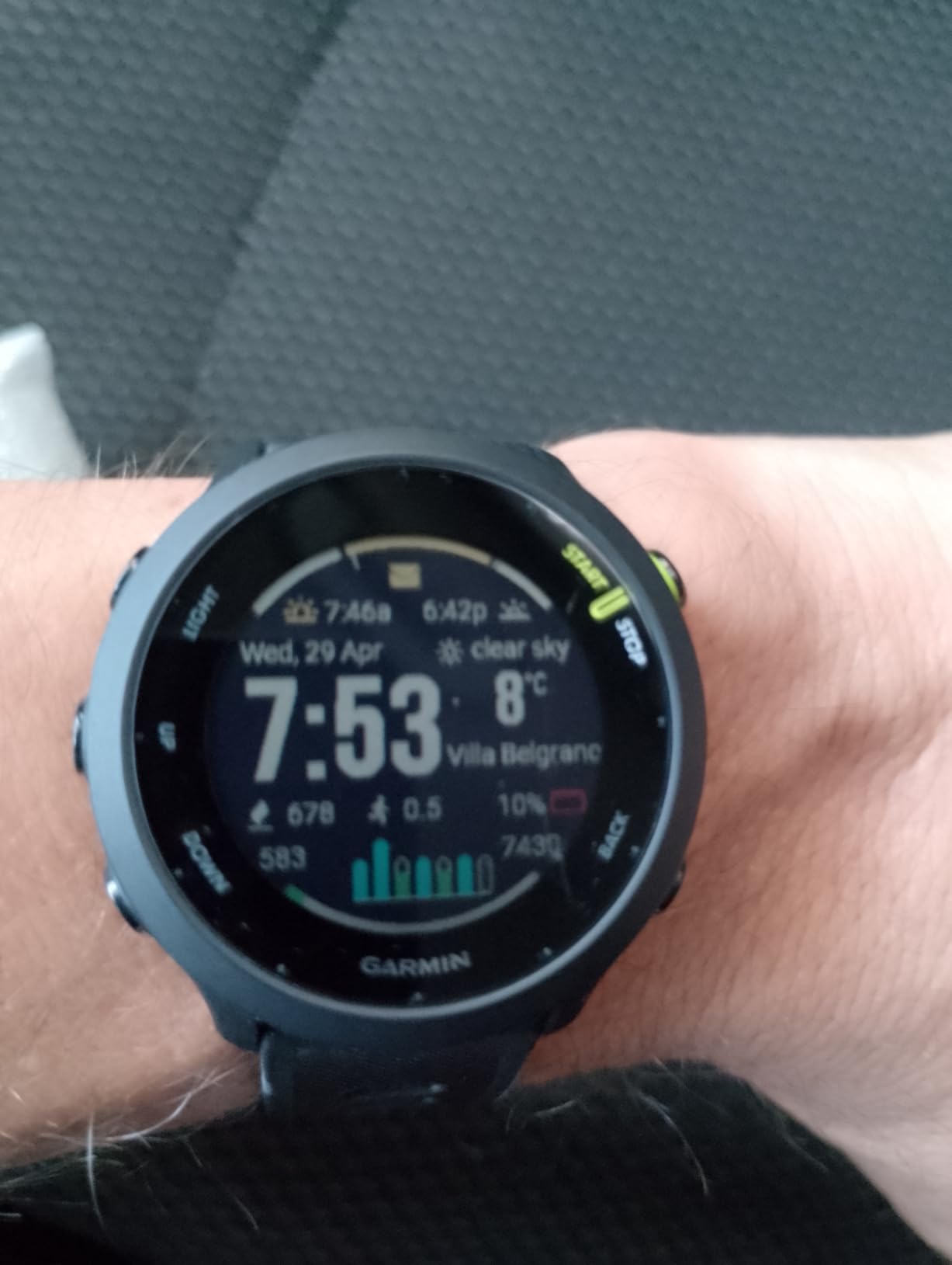 Garmin Forerunner 55 GPS Running Smartwatch, Black customer photo 2