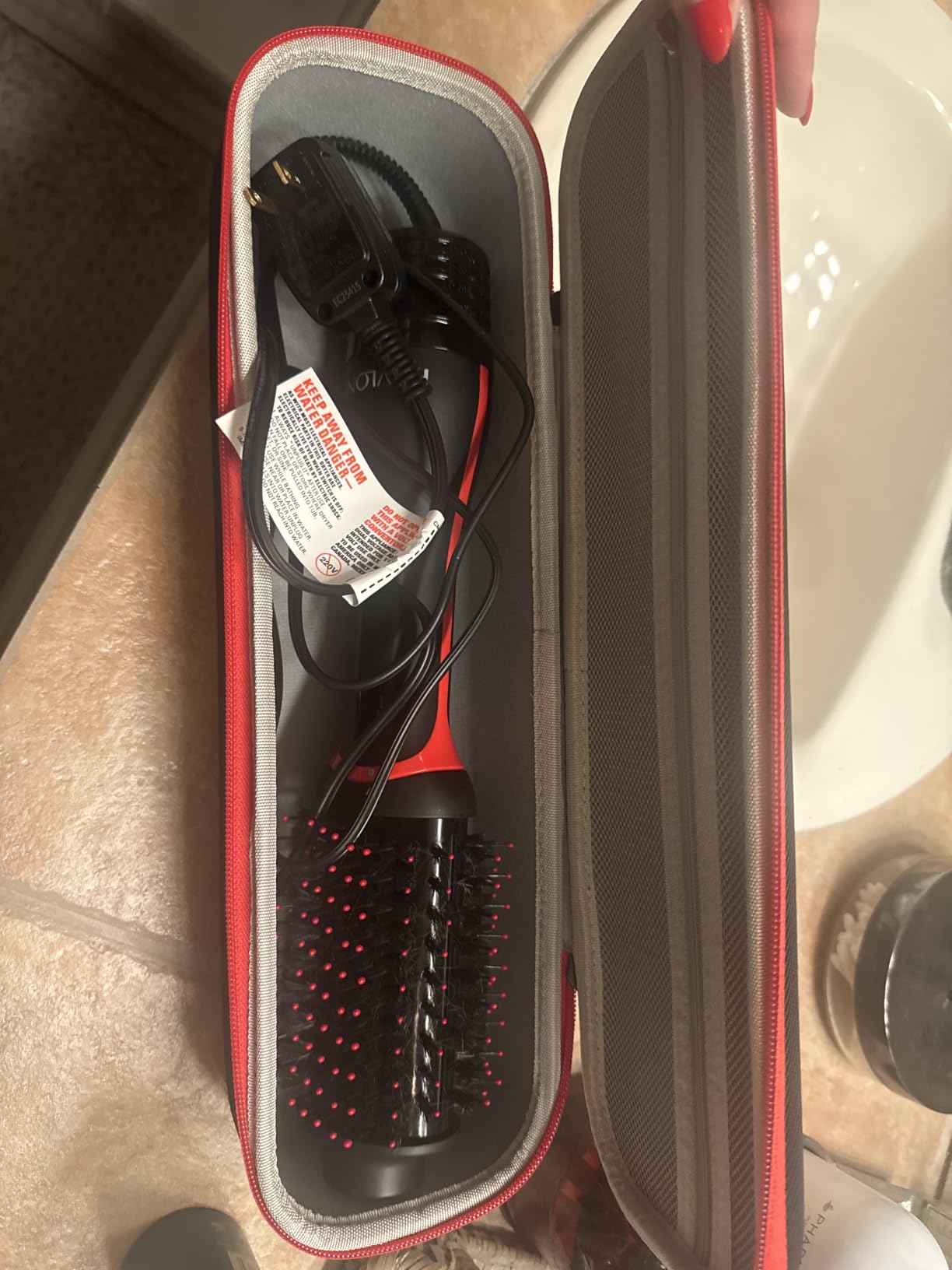 REVLON One-Step Volumizer Plus Hair Dryer and Styler, 2.4 in Barrel, Black customer photo 1