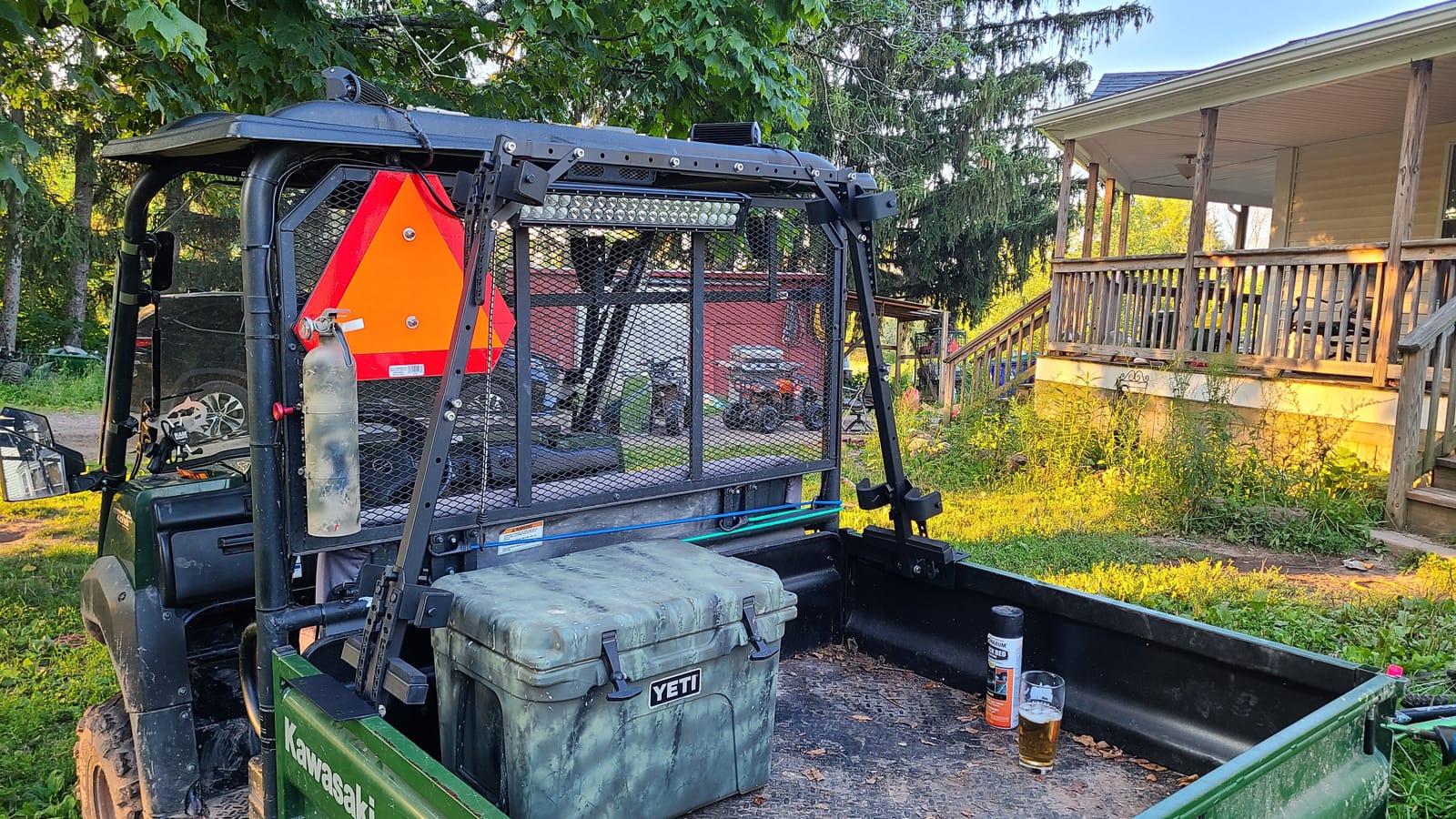 KEMIMOTO Hunting Tool Holder Sporting Clays Rack for UTV Cargo Bed customer photo 2