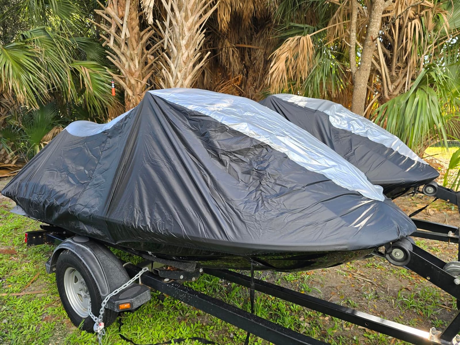 NEVERLAND Jet Ski Cover Jetski Covers 2 3 Seater fits Lengths 115'' to 120