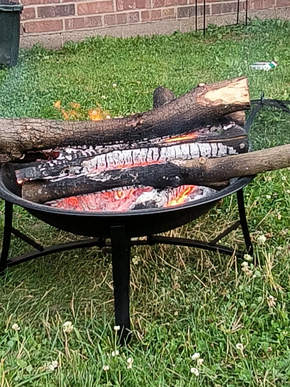 Fire Beauty Outdoor Wood‑Burning Fire Pit, 2‑in‑1 BBQ Grill, No Grill Grate customer photo 1