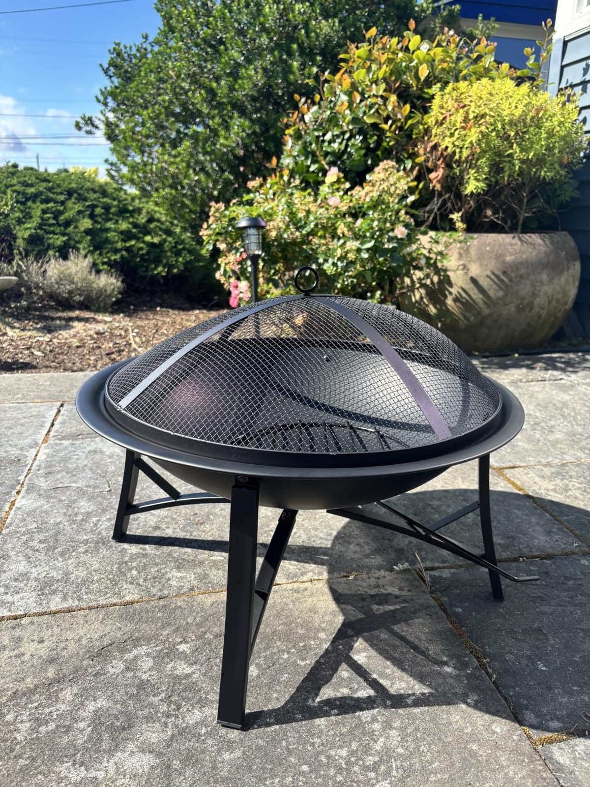 Fire Beauty Outdoor Wood‑Burning Fire Pit, 2‑in‑1 BBQ Grill, No Grill Grate customer photo 2