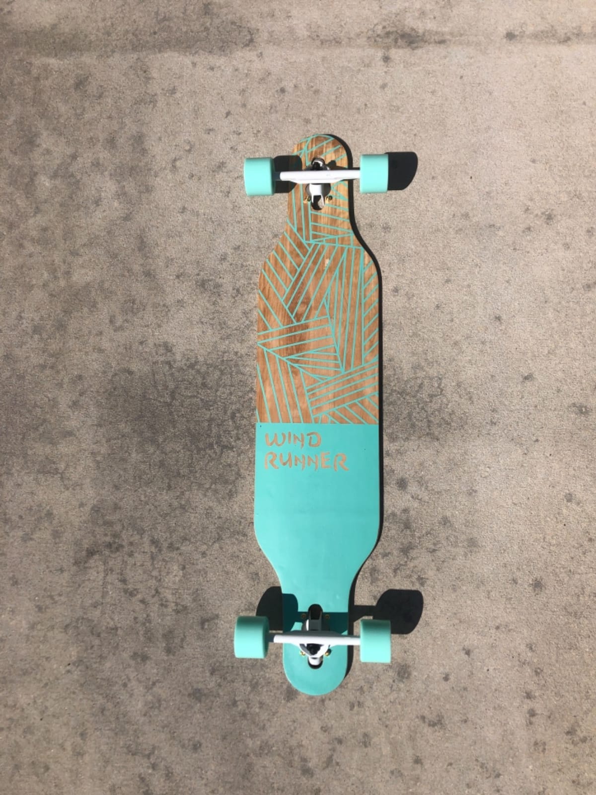 Windrunner 41inch Freeride Longboard Skateboard, 8-Ply Natural Maple Drop Through Freestyle Complete Skateboard Cruiser Pintail for Cruising, Carving, Free-Style and Downhill with T-Tool customer photo 2