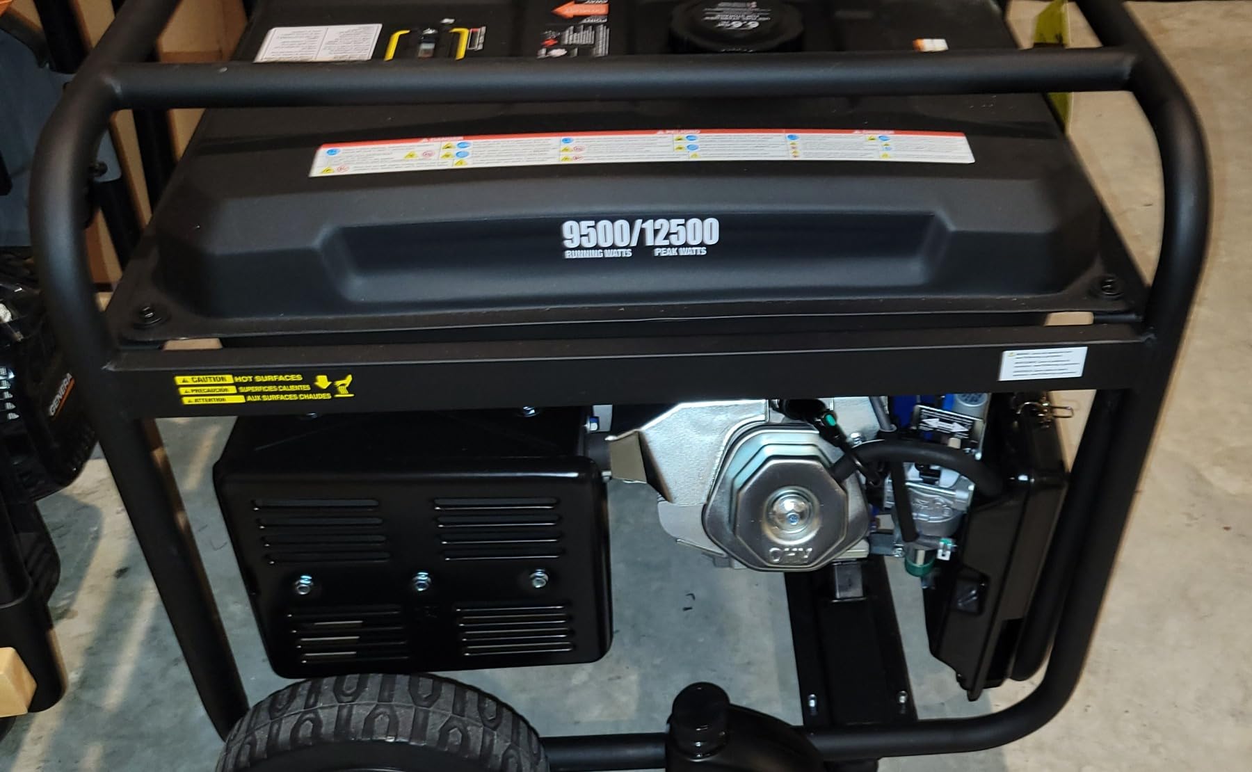 Westinghouse 9500 Peak Watt Dual Fuel Home Backup Portable Generator, Electric Start, Transfer Switch Ready, Gas & Propane Powered, CO Sensor customer photo 1