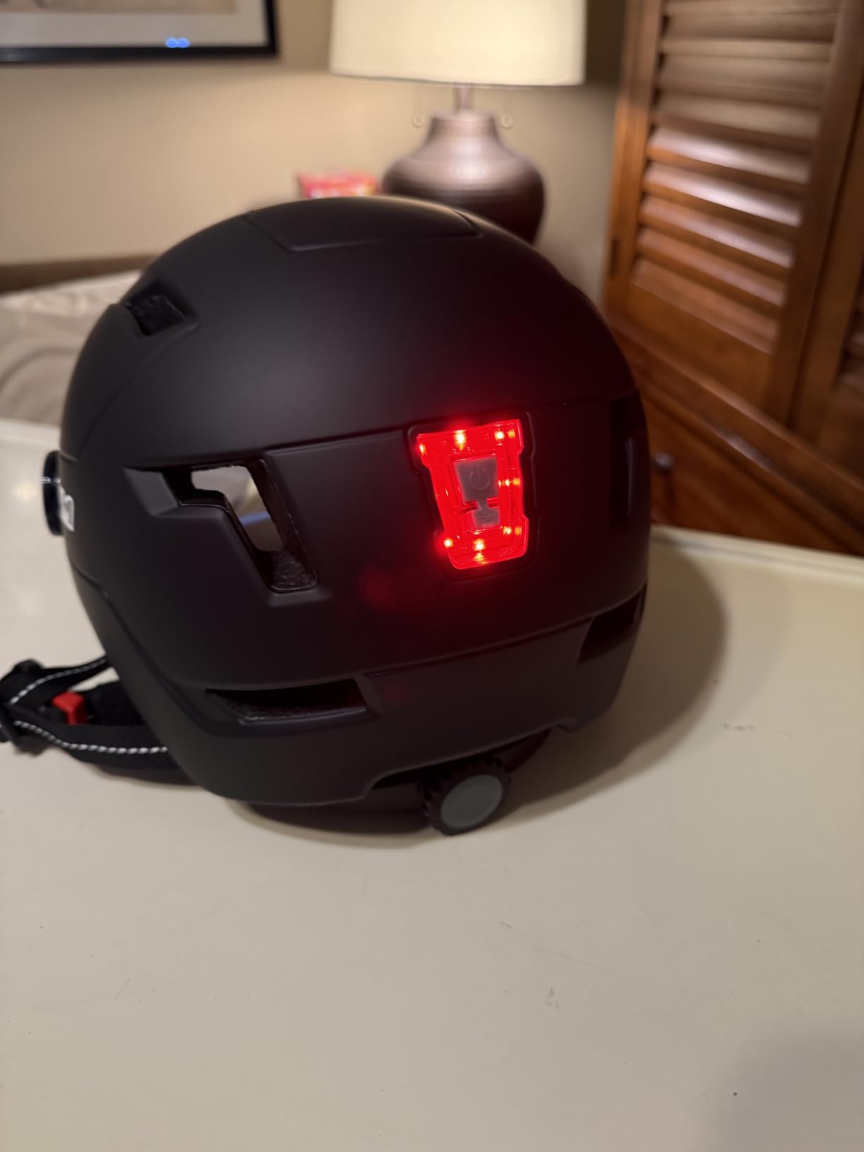 ILM Adult Bike Helmet with LED Front Back Light Bicycle Helmets E3-10L customer photo 2