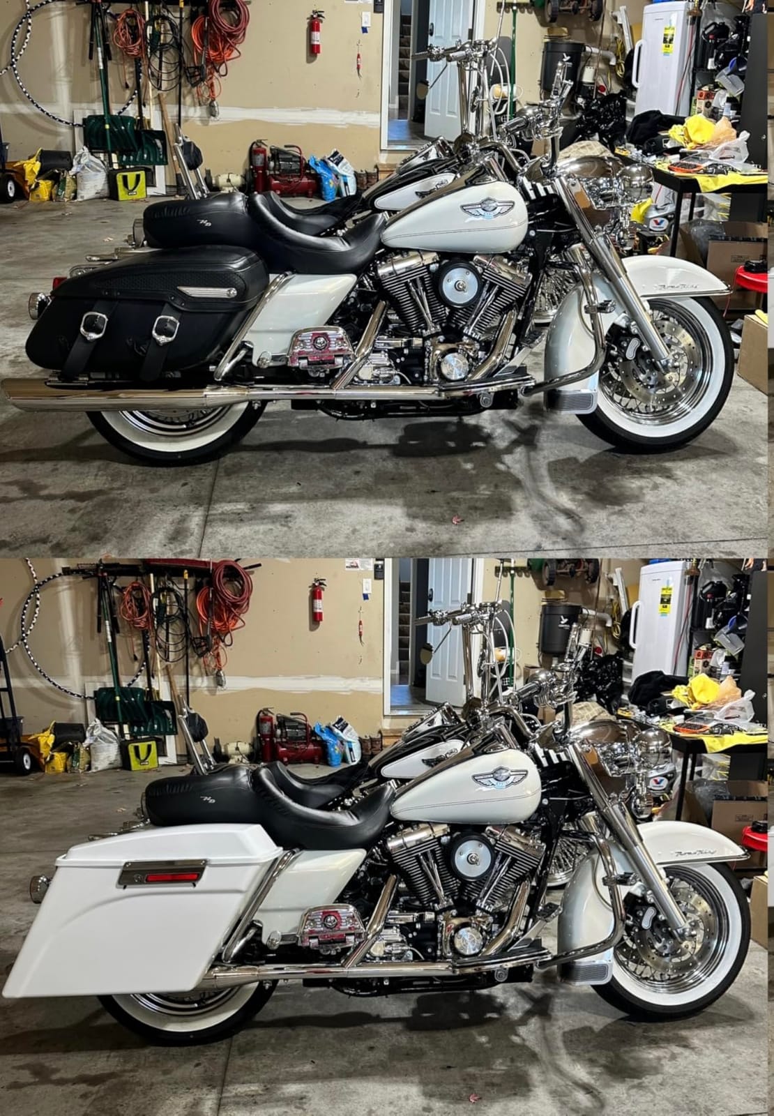 XFMT Motorcycle Saddle bags Hard Saddlebags For Harley Touring 1993-2013 customer photo 2