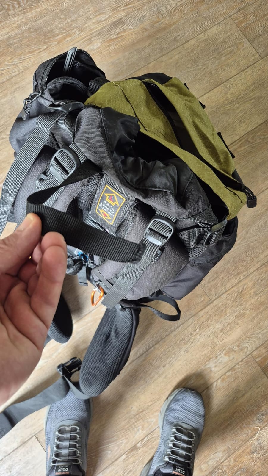 Teton 65L Explorer Internal Frame Backpack for Hiking, Camping, Backpacking, Rain Cover Included, Graphite customer photo 1