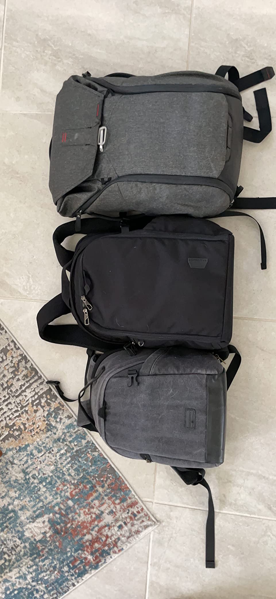 BAGSMART Camera Backpack, DSLR SLR Camera Bag Backpack Fits 15.6 Inch Laptop,Anti-Theft Waterproof Camera Case for Photographers,Men Women,with Rain Cover,Tripod Holder,Black customer photo 1