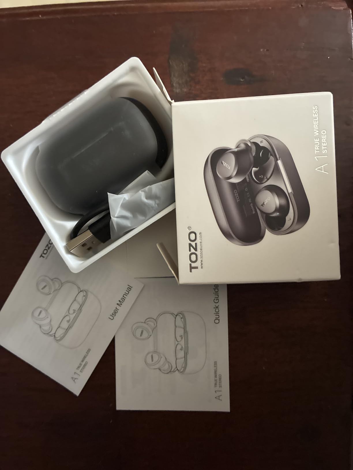 TOZO A1 Wireless Earbuds Bluetooth 5.3 Light Weight in Ear Headphones customer photo 2
