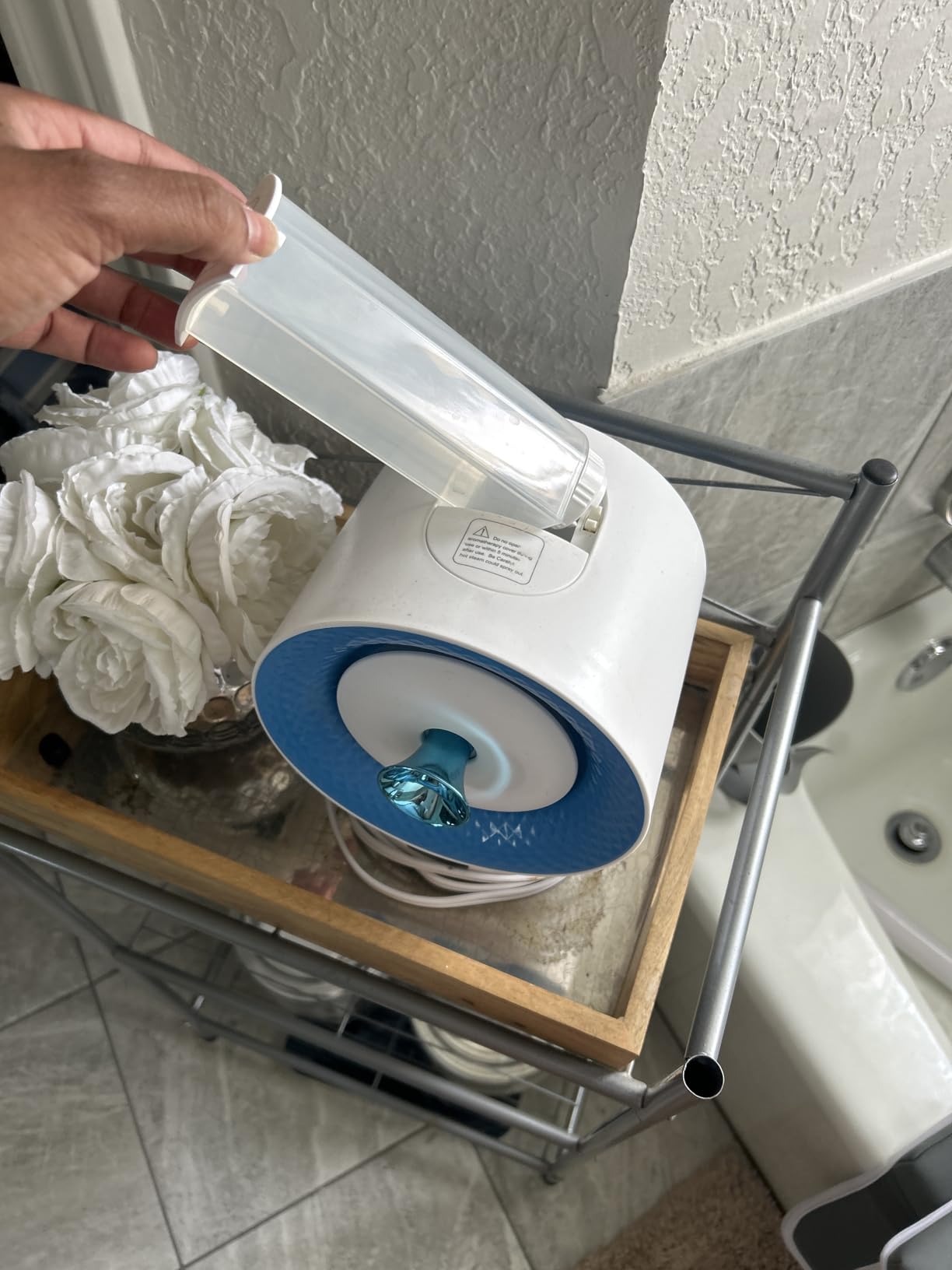 Pure Daily Care NanoSteamer Clinical 10-in-1 Smart Dermatologist Grade Ionic Facial Steamer - 2 Multi-Position Face Steamer Nozzles for Aromatherapy - 6 Pre-Programmed Modes - Include Extraction Set customer photo 2
