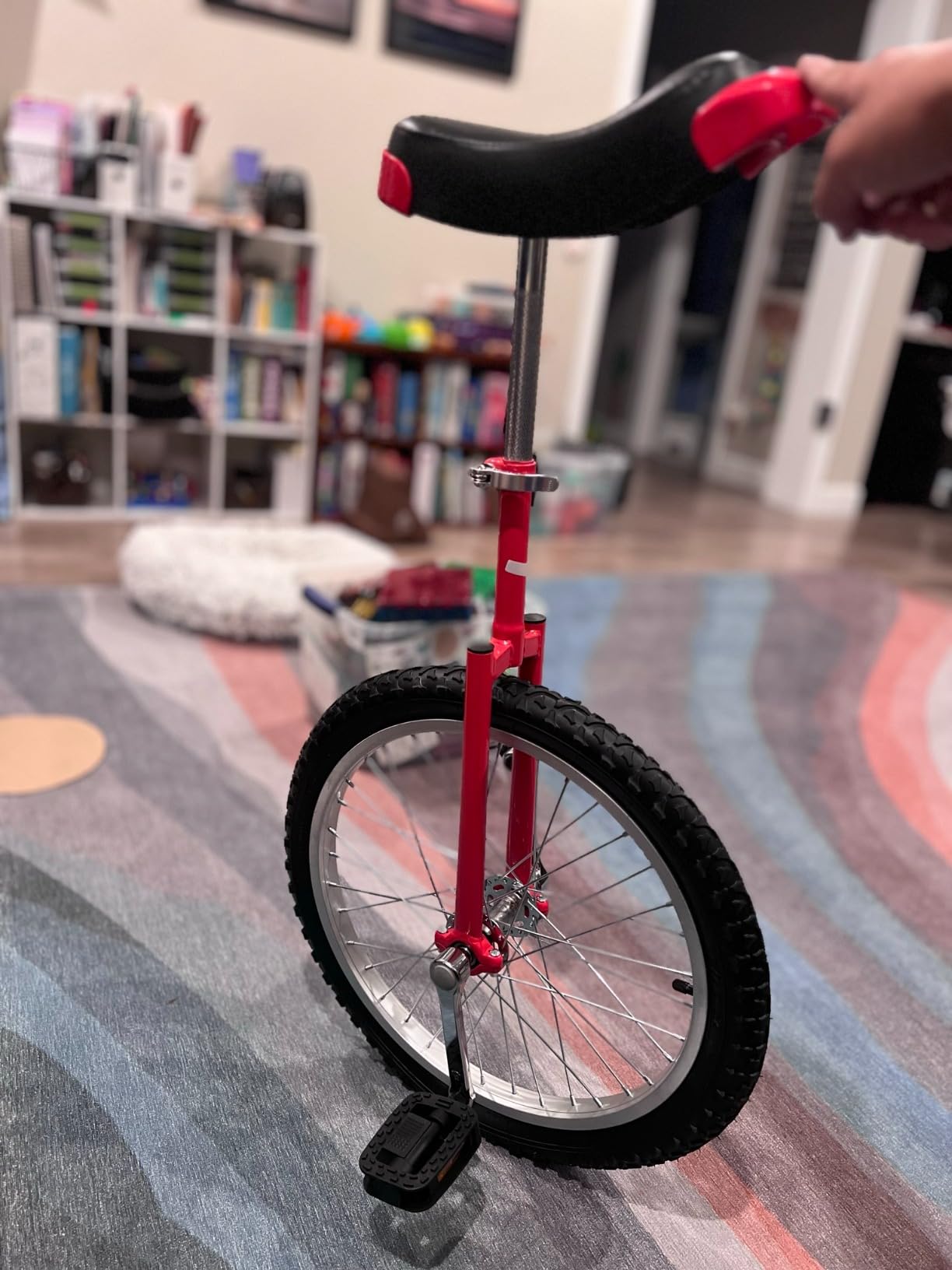 AW 16/18/20/24 Inch Wheel Outdoor Unicycle Adjustable Seat Exercise Bicycle customer photo 1