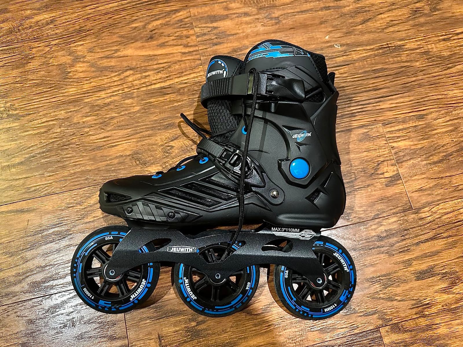 Inline Skates for Men Women, 3 Wheel Roller Skates Blades for Male Female, High Performance Fitness Inline Speed Racing Skates for Adult and Unisex customer photo 1