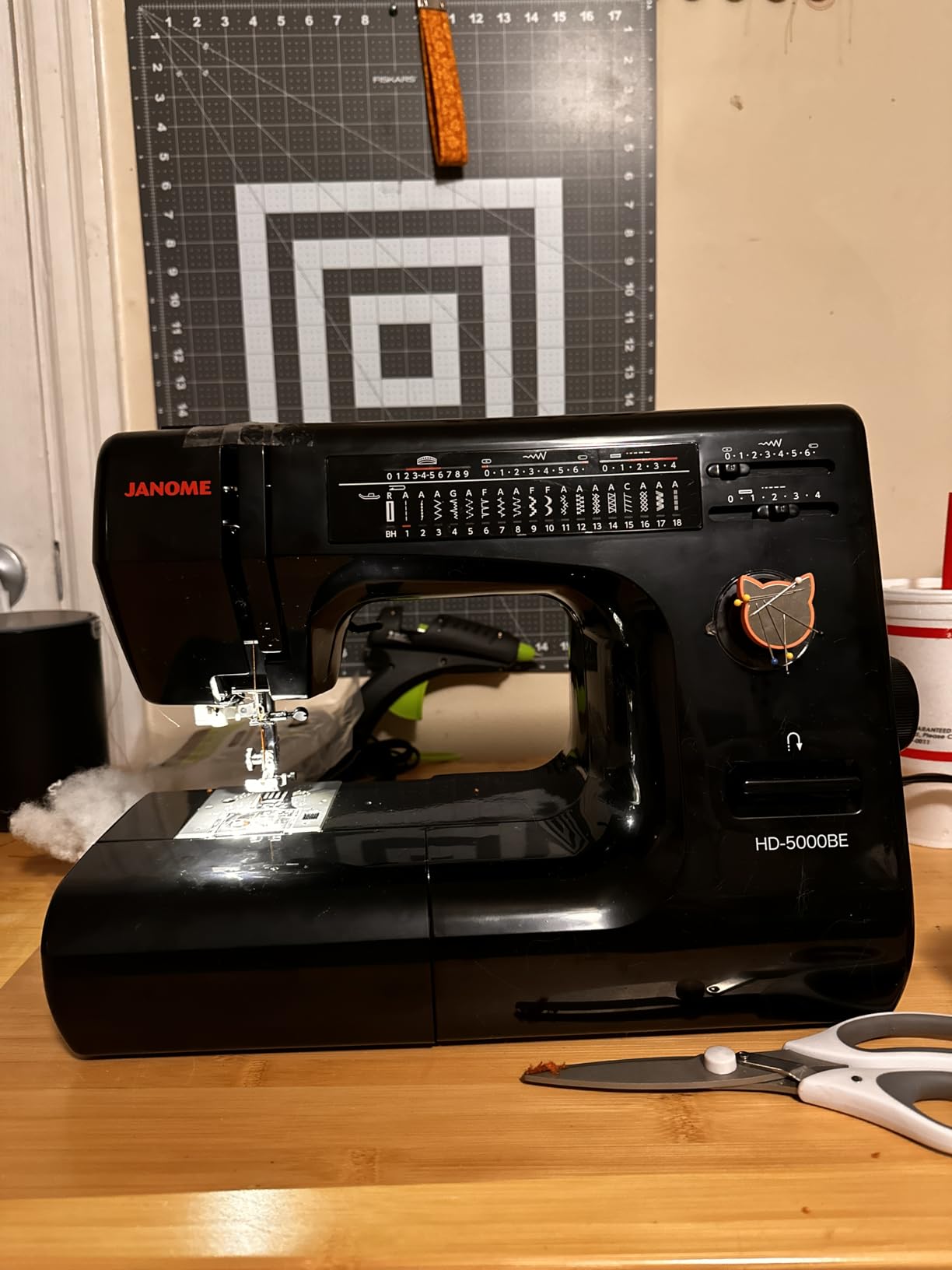 Janome HD-5000 Black Edition Heavy-Duty Sewing Machine customer photo 1